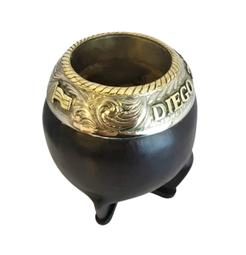 Mate Gourd Personalized - TORPEDO - ARGENTINA MATE + STRAW, Custom Mate Cup