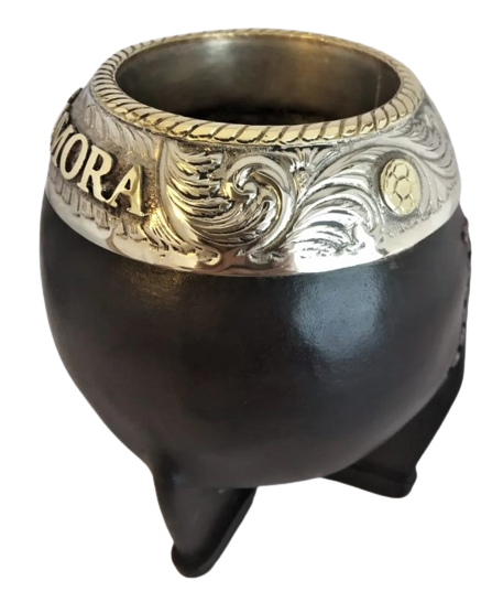 Mate Gourd Personalized - TORPEDO - ARGENTINA MATE + STRAW, Custom Mate Gourd
