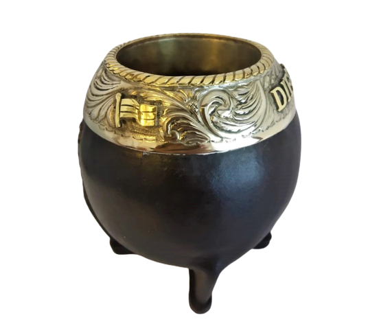 Mate Gourd Personalized - TORPEDO - ARGENTINA MATE + STRAW, Custom Mate Cup