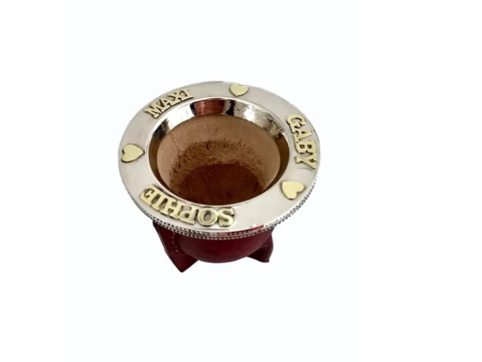 Personalized Truck Driver Mate Gourd and Leather | Low-Cost Custom Gourd Mate | Personalized Mate | Argentine Mate