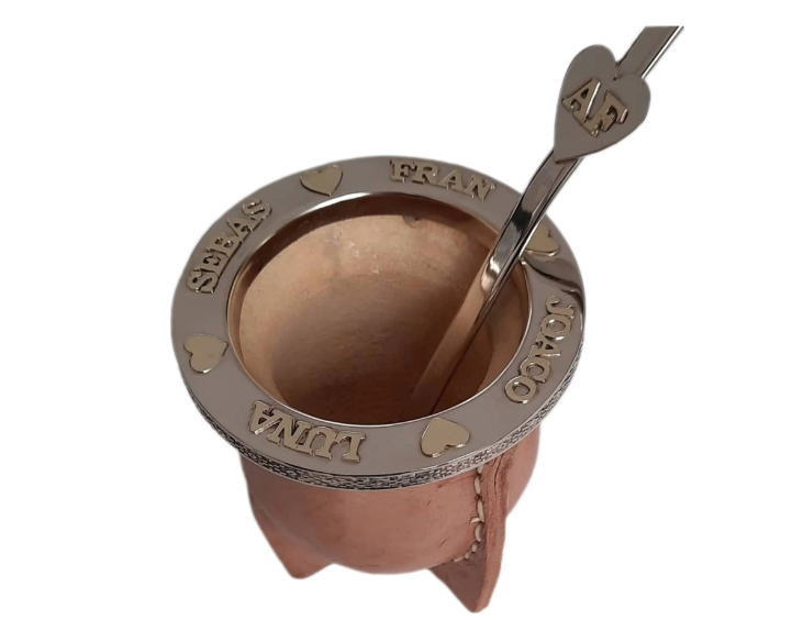 Personalized Mate Gourd and leather MATE + STRAW + TOP Low Cost | Custom Gourd Mate | Personalized Mate | Argentine Mate | Customized Gourd