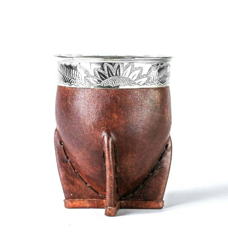 Mate Gourd Imperial Brown or Black | Gourd and Alpaca Mate | Yerba Mate Gourd | Brown or Black Mate Gourd | Alpaca Mate