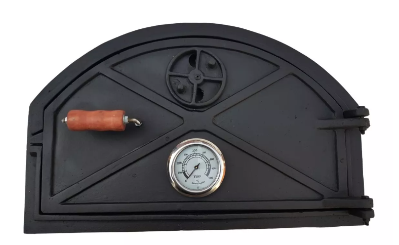 Pizza Oven Door + Temperature Gauge