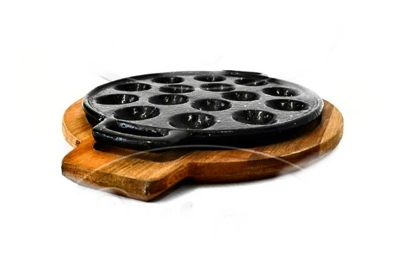 Large Cast Iron Provoletera | For melting cheese | Enamel-coated or without enamel | With or without base | Argentine Grill