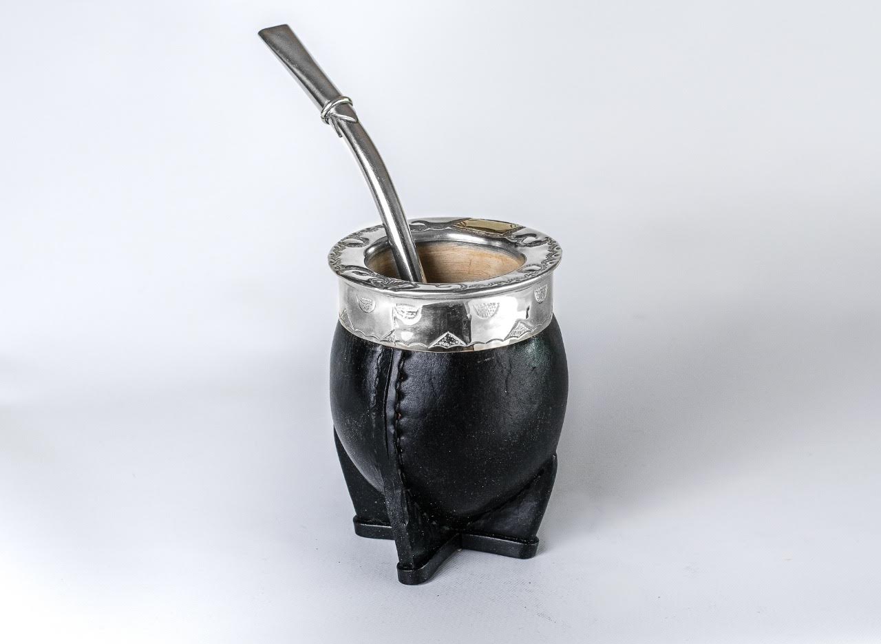 Mate Gourd Imperial Brown or Black | Gourd and Alpaca Mate | Yerba Mate Gourd | Brown or Black Mate Gourd | Alpaca Mate