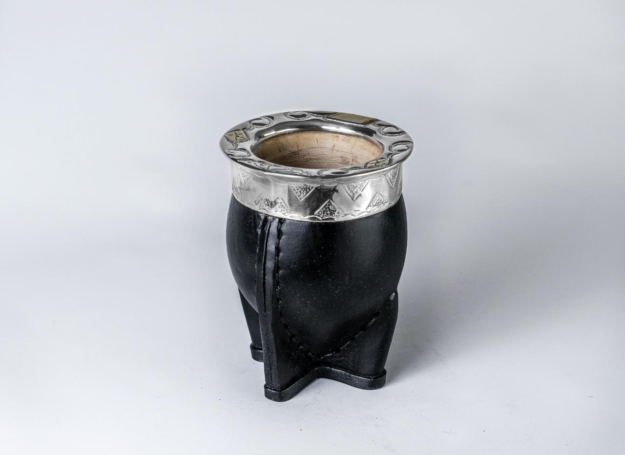 Mate Gourd Imperial Brown or Black | Gourd and Alpaca Mate | Yerba Mate Gourd | Brown or Black Mate Gourd | Alpaca Mate