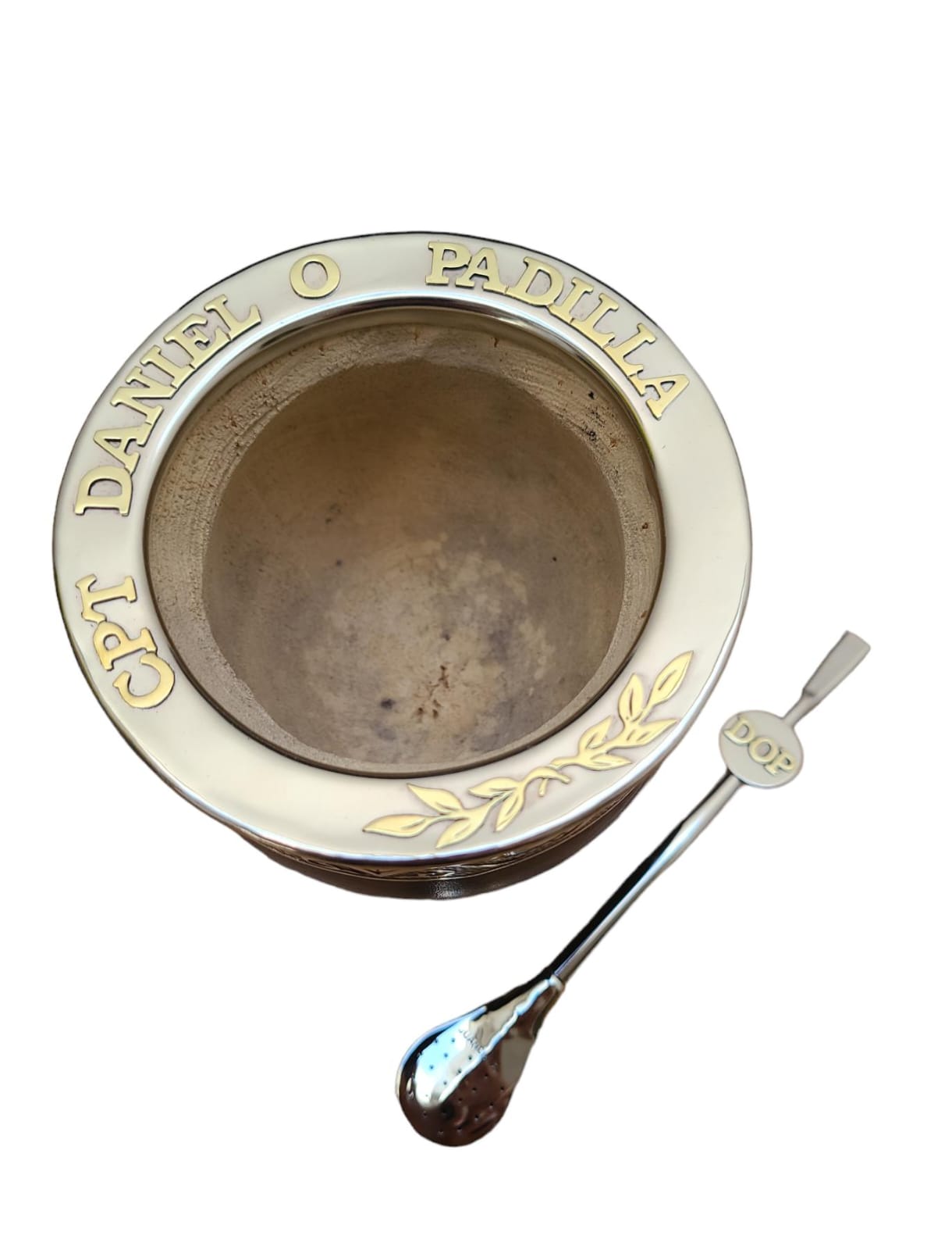 Customized Imperial Gourd Mate + STRAW + BASE Low Cost | Customized Gourd Mate | Personalized Argentine Mate with Leather