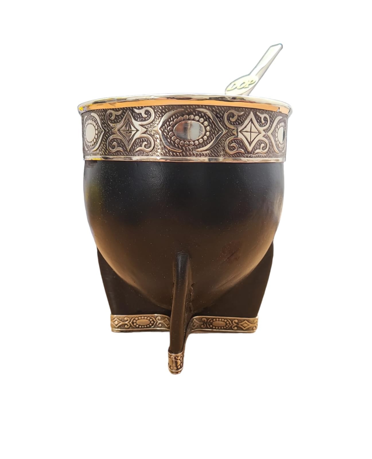 Customized Imperial Gourd Mate + STRAW + BASE Low Cost | Customized Gourd Mate | Personalized Argentine Mate with Leather