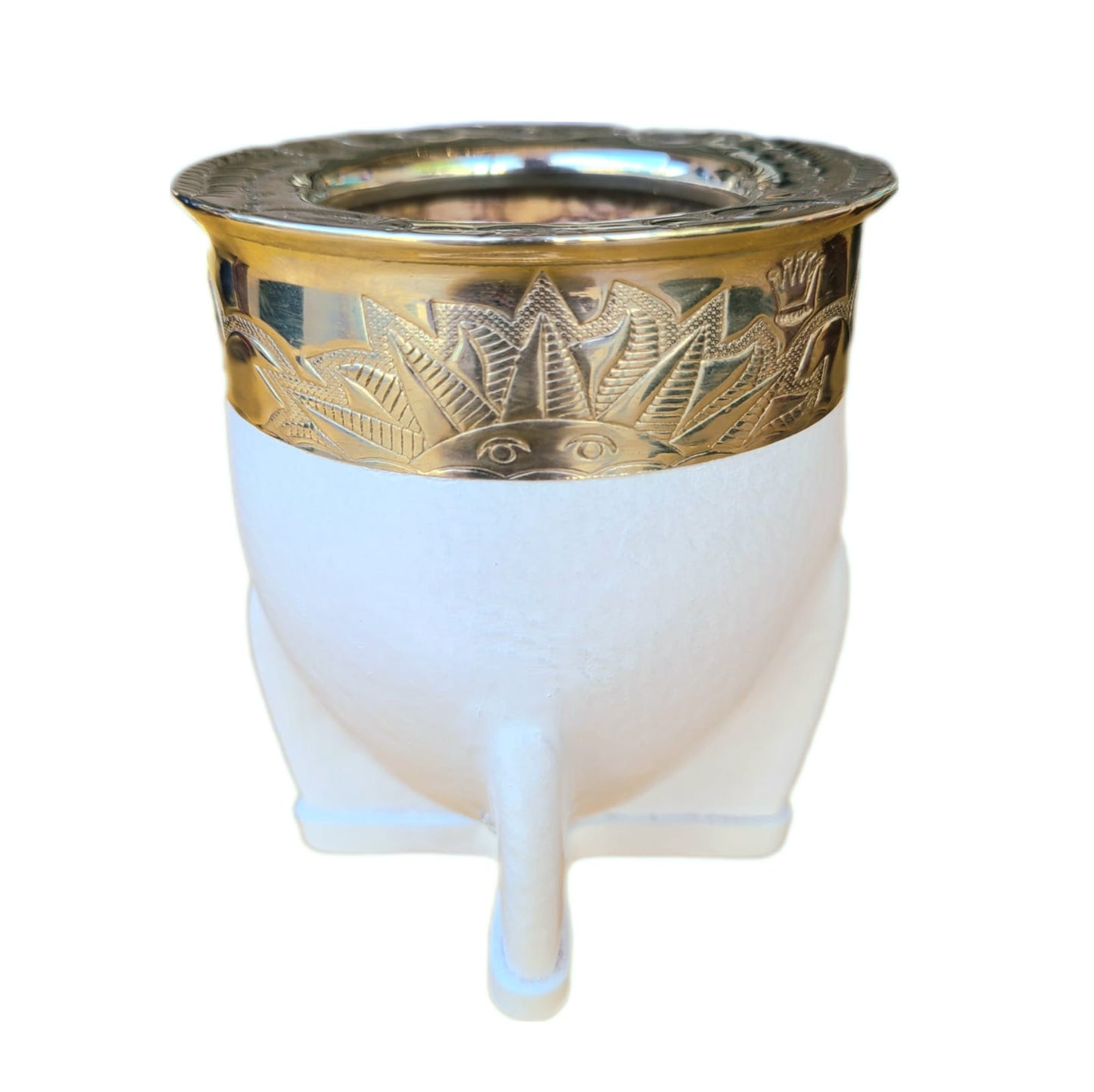 Premium Mate Gourd Imperial + Straw + FREE YERBA 500gr | Gourd and alpaca Mate