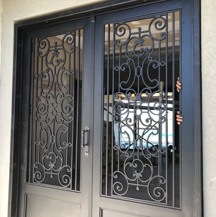 Cast Aluminum Decorative Grille Panel – Model 16 | Door & Window Insert | Rust-Free Iron Look