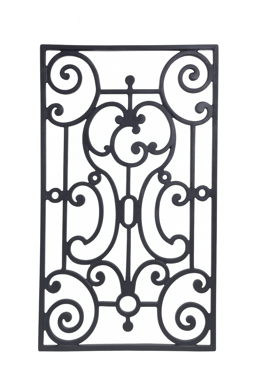 Cast Aluminum Decorative Grille Panel – Model 16 | Door & Window Insert | Rust-Free Iron Look
