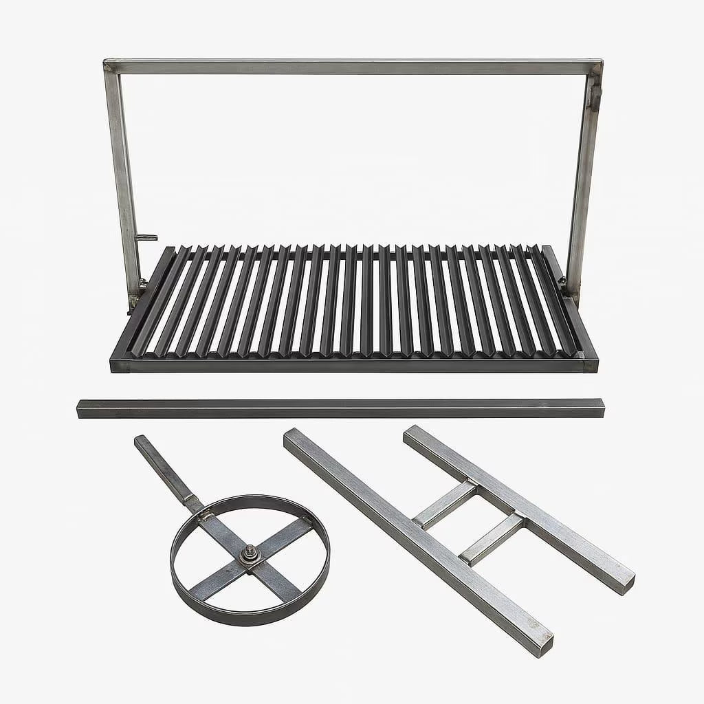 Santa Maria V-Iron Grill System| BBQ Grill | With Griddle | Argentine Asado