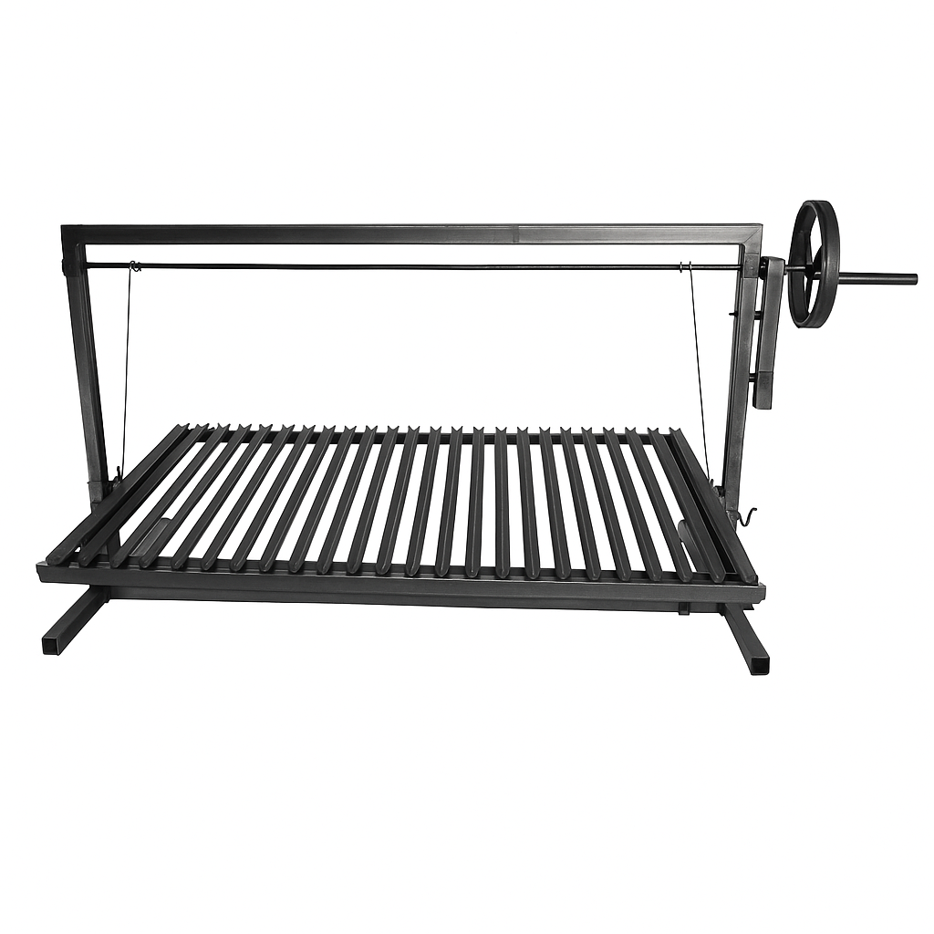 Santa Maria V-Iron Grill System| BBQ Grill | With Griddle | Argentine Asado