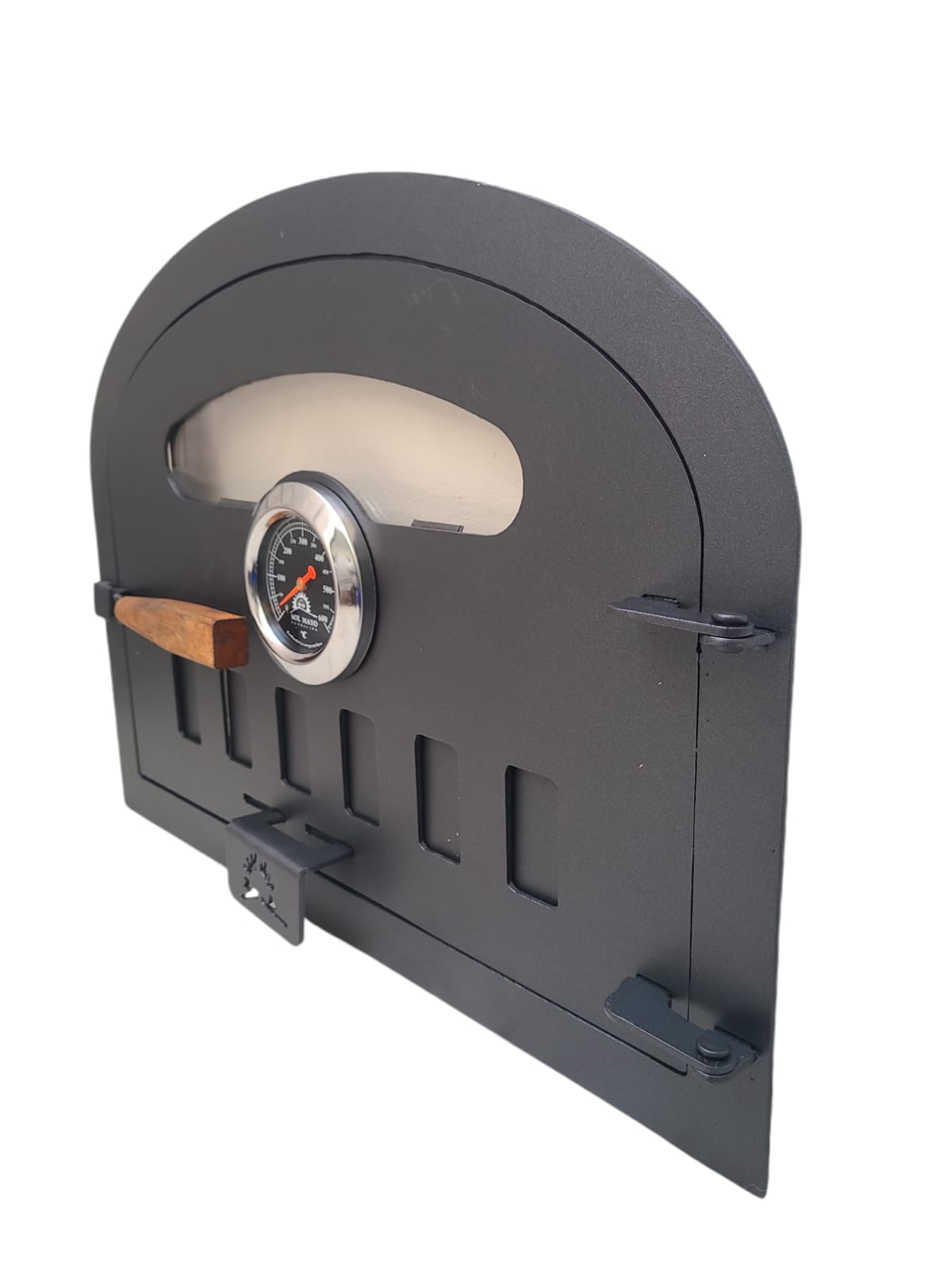 Steel Sheet Wood Fired Pizza Oven Door with Glass