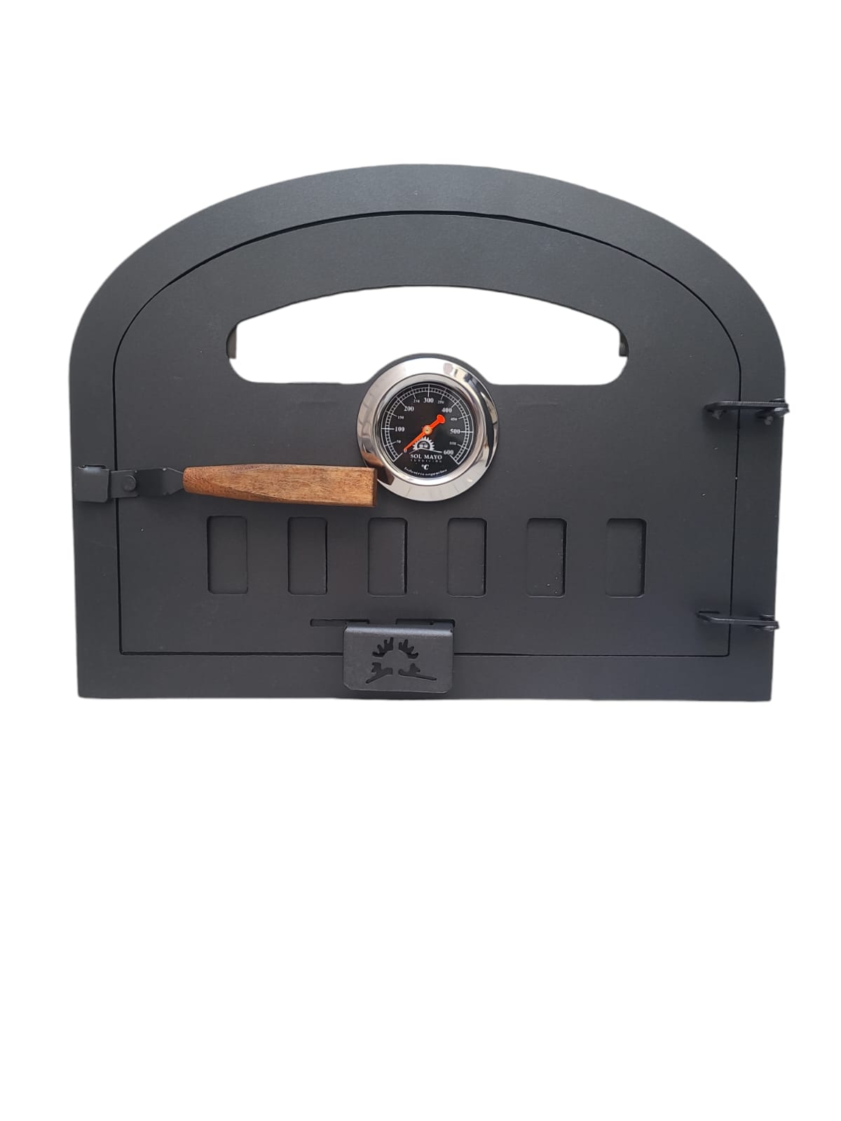 Steel Sheet Wood Fired Pizza Oven Door with Glass