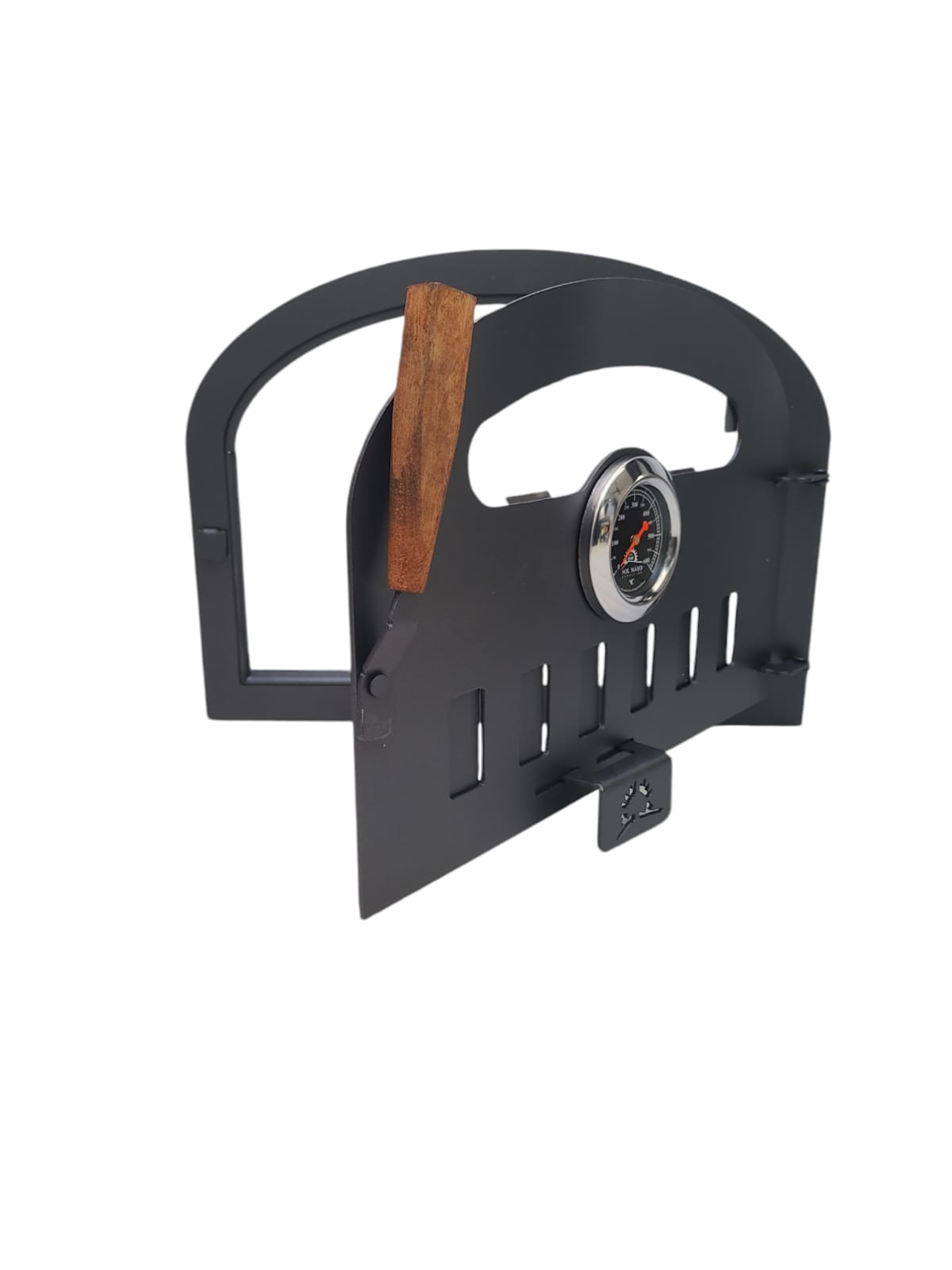 Steel Sheet Wood Fired Pizza Oven Door with Glass