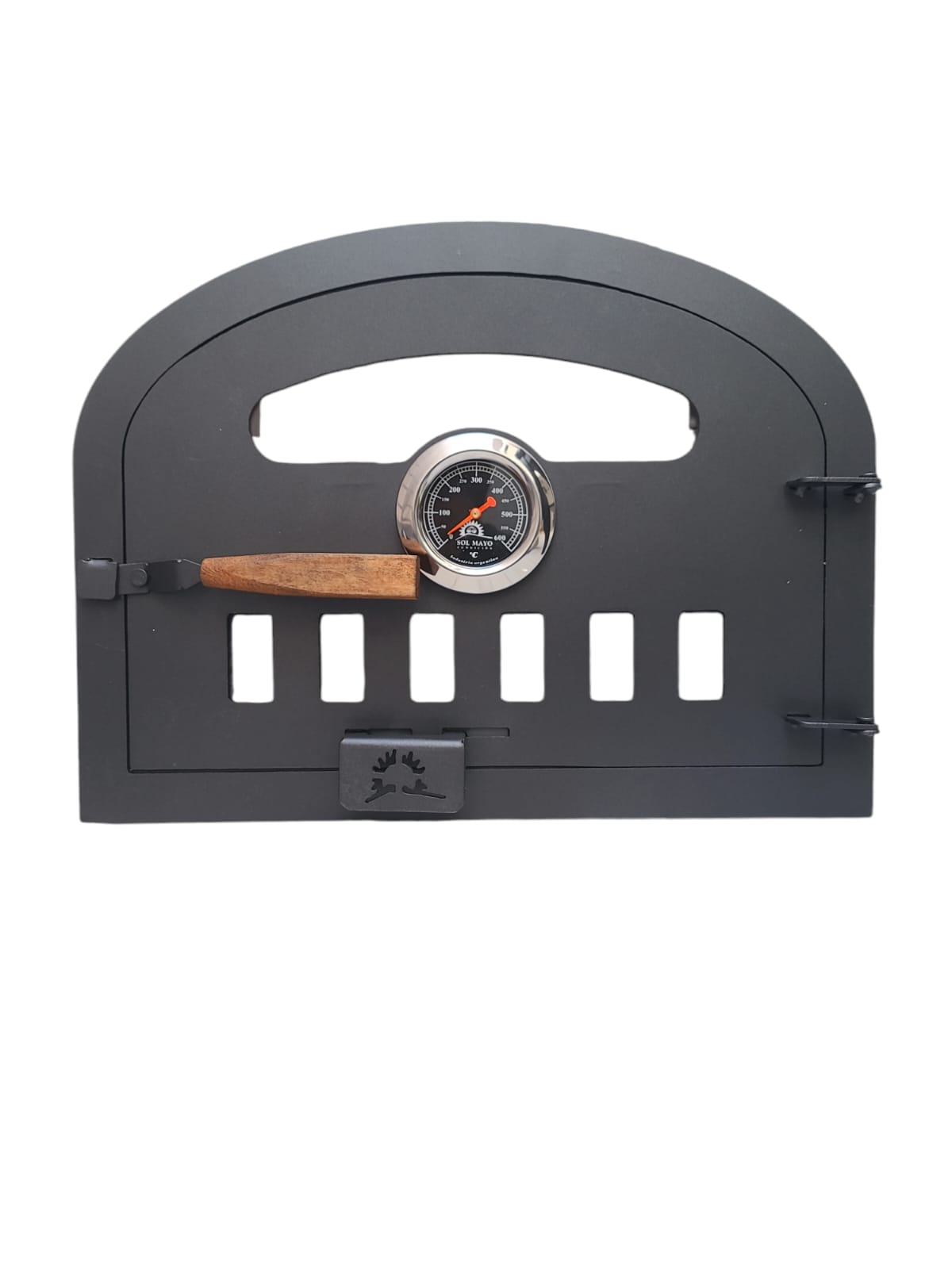 Steel Sheet Wood Fired Pizza Oven Door with Glass