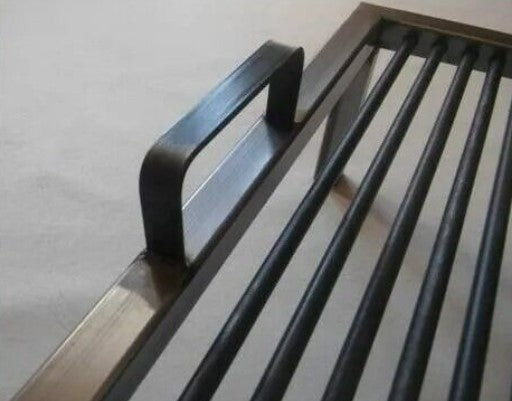 10mm Iron Grill with 2 Levels and Griddle - Argentine Barbecue - Iron Grill