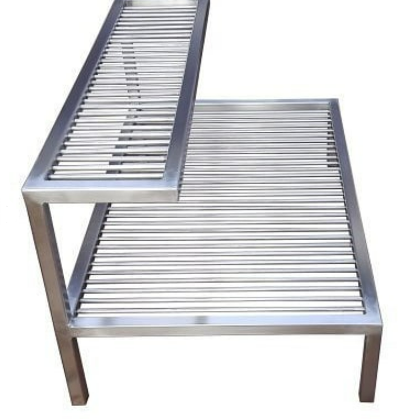 Argentine 2 Levels Stainless Steel Grill | With Optional Iron Griddle