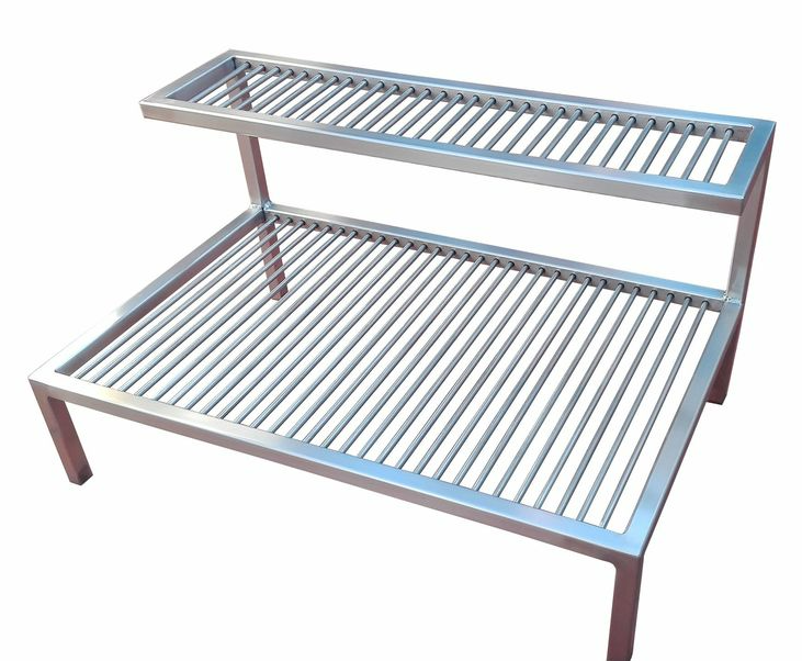 Argentine 2 Levels Stainless Steel Grill | With Optional Iron Griddle