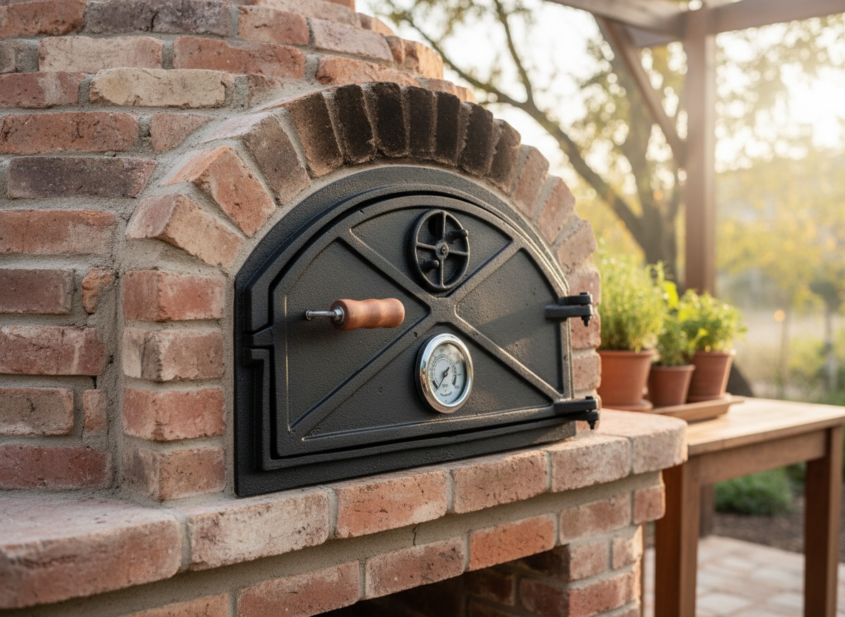 Iron Oven Door Exterior