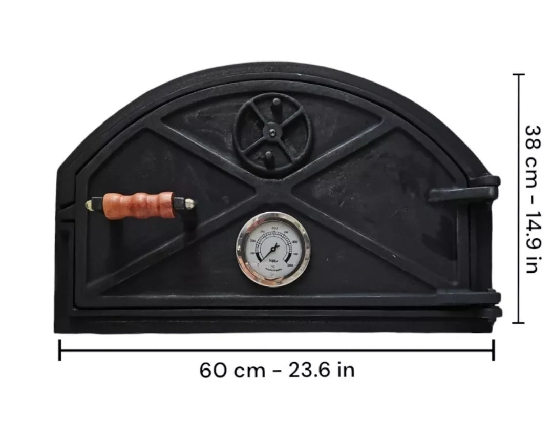 Pizza Oven Door + Temperature Gauge