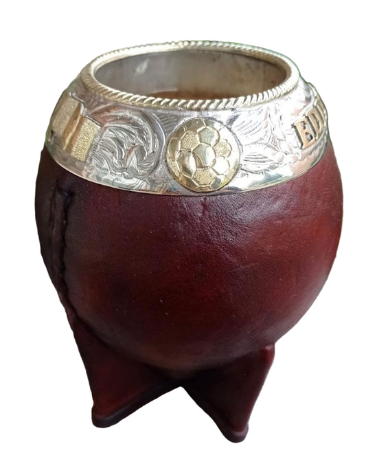 Mate Gourd Personalized - TORPEDO - ARGENTINA MATE + STRAW, Custom Mate Cup