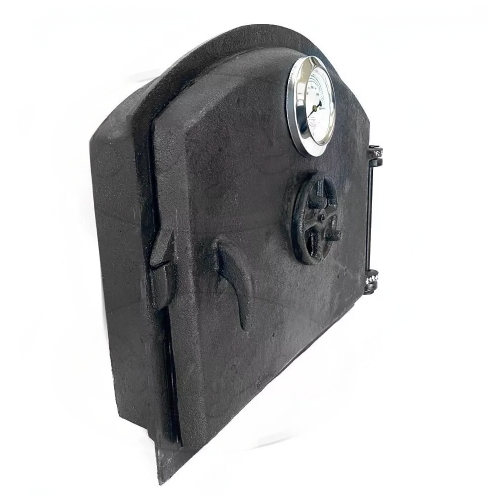 Cast Iron Door for Clay Oven | With Temperature Gauge | LARGE