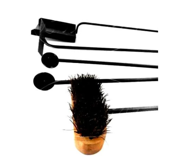 Complete 4-Piece Grill Set | Spatula, Tongs, Skewer, and Brush | Grill Accessories | Argentine Grill | Barbecue