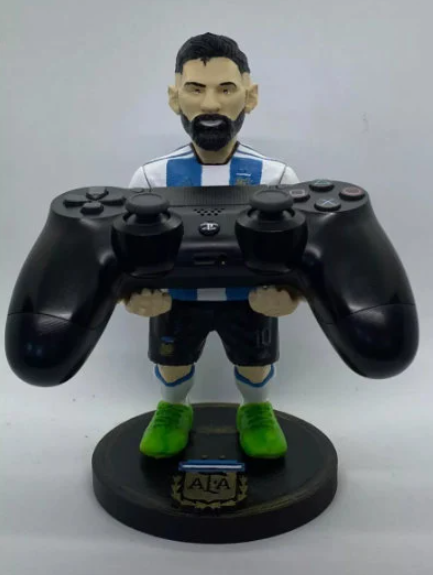 Messi Joystick Stand | 3D Figure | Iconic Messi joystick holder | PlayStation