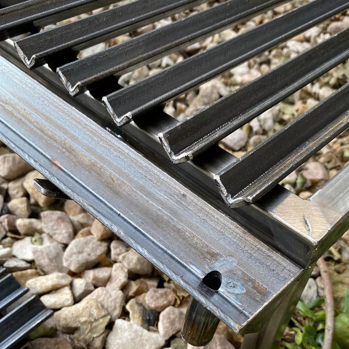 Two-Level Argentine V-Grill with Griddle | Adjustable Parrilla with Removable Legs | Dual Cooking Surface