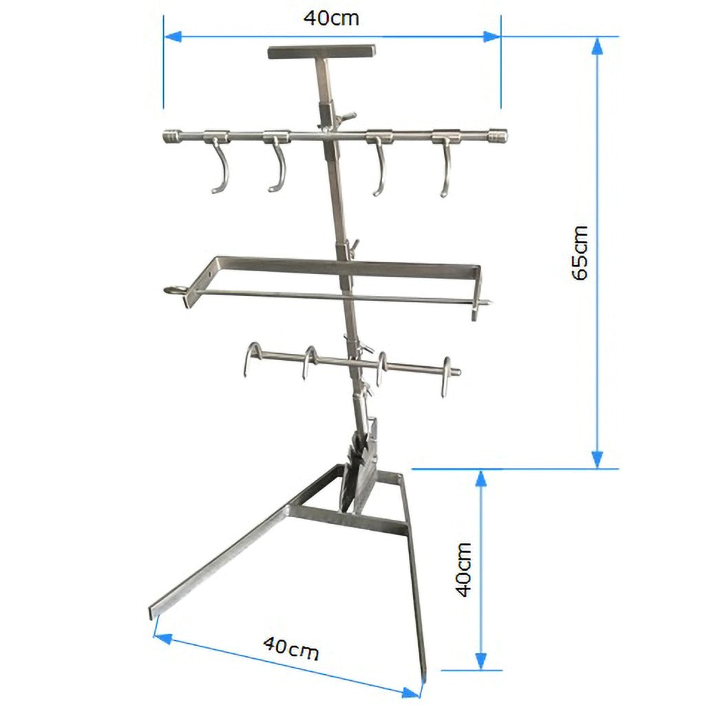Small Rotisserie | Stainless Steel | Argentine Grill | Argentine BBQ