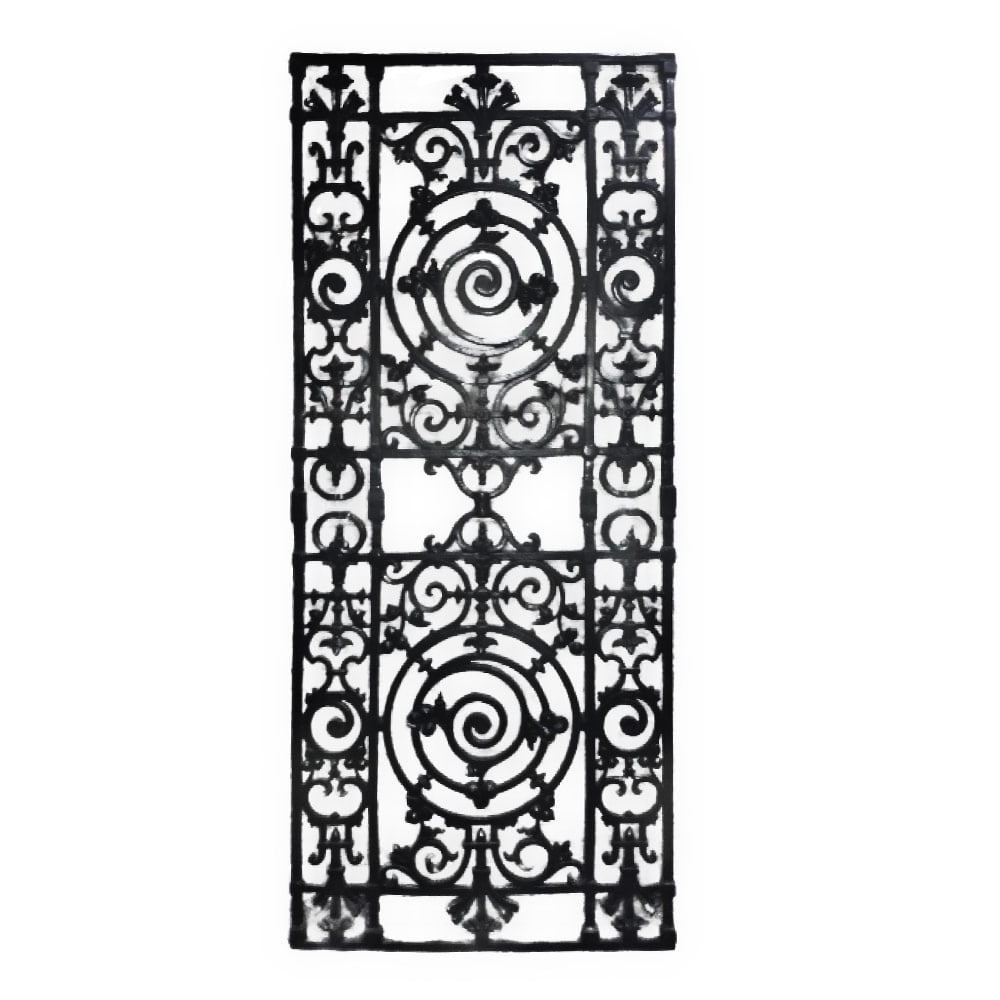 Ornamental Cast Aluminum Panel – Model Nº11 | Handcrafted Door & Window Grille | Rust-Proof Finish