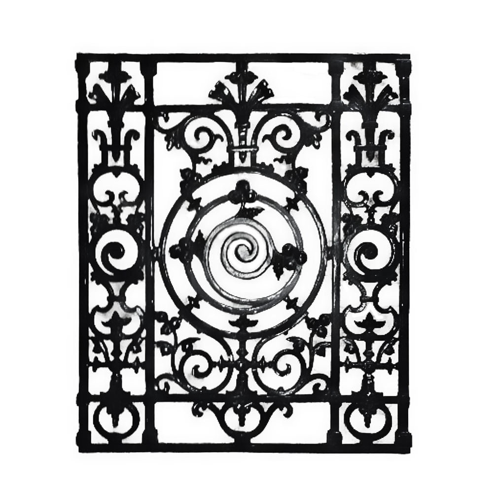 Ornamental Cast Aluminum Panel – Model Nº11 | Handcrafted Door & Window Grille | Rust-Proof Finish
