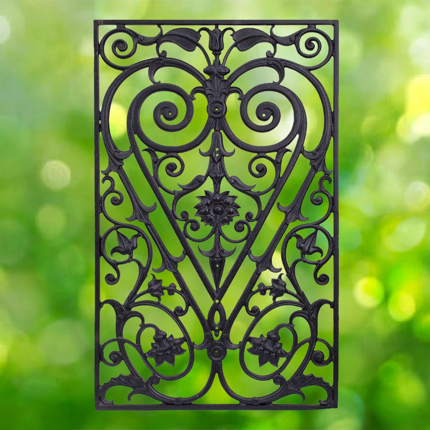 Heart Design Cast Aluminum Grille – Romantic Decorative Panel | Model “Corazón” | Rust-Free Outdoor & Indoor Insert