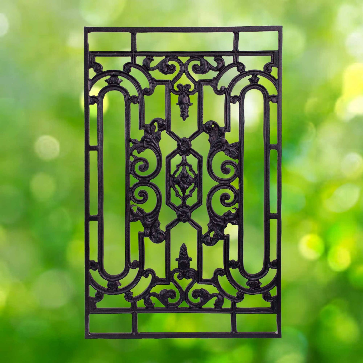 Cast Aluminum Decorative Grille – Model Nº18 | Elegant Scrollwork Panel | Rust-Free Outdoor & Indoor Use