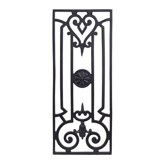 Cast Aluminum Decorative Grille – Model Nº2 | Door & Window Insert | Rust-Free Iron Look