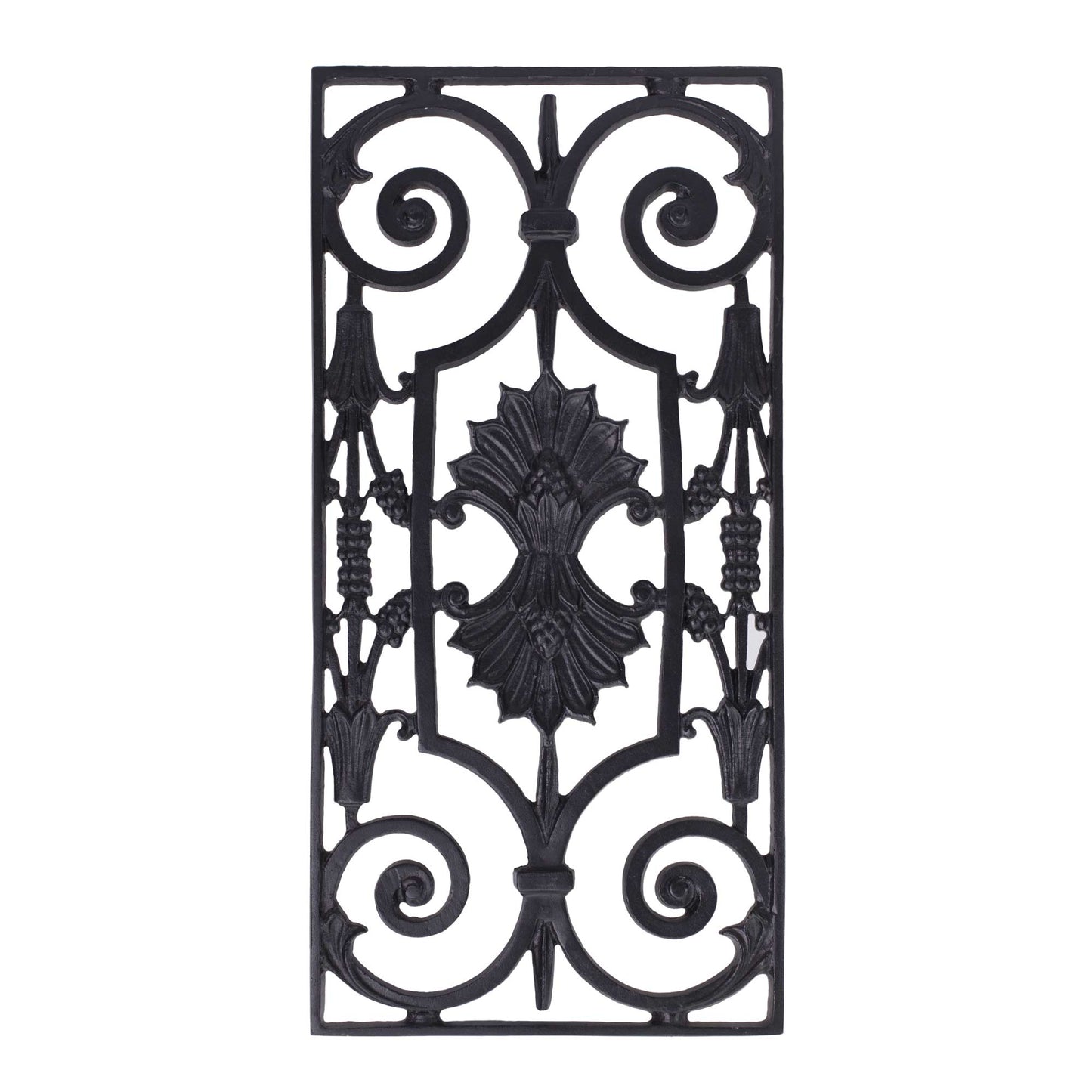 Cast Aluminum Decorative Grille – Model Nº6 | Door & Window Insert | Rust-Free Iron Look
