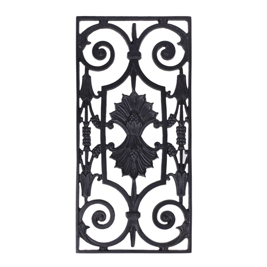 Cast Aluminum Decorative Grille – Model Nº6 | Door & Window Insert | Rust-Free Iron Look