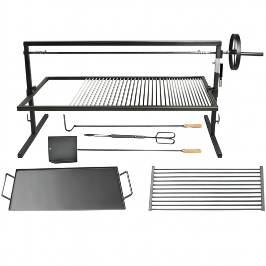 Santa Maria Grill System | BBQ Grill | With Griddle | Argentine Asado