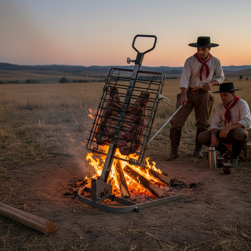 Book Stake Cross Grill