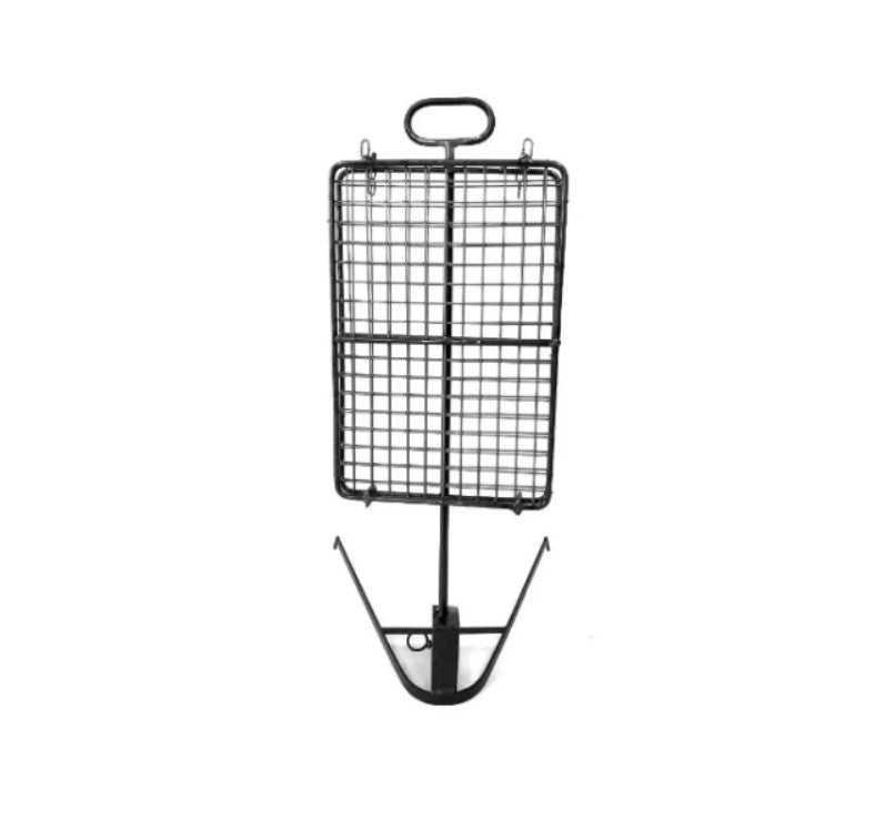 Iron Cross Grill with Grid, Argentinian Iron Grill - Asador